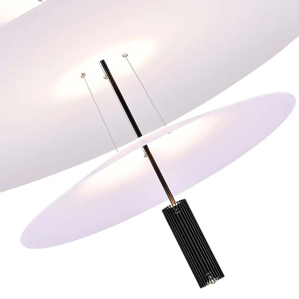 Фото 6 Светильник подвесной светодиодный ST LUCE SL6101.413.01 5 м² теплый белый свет цвет черный Фото 6 Светильник подвесной светодиодный ST LUCE SL6101.413.01 5 м² теплый белый свет цвет черный