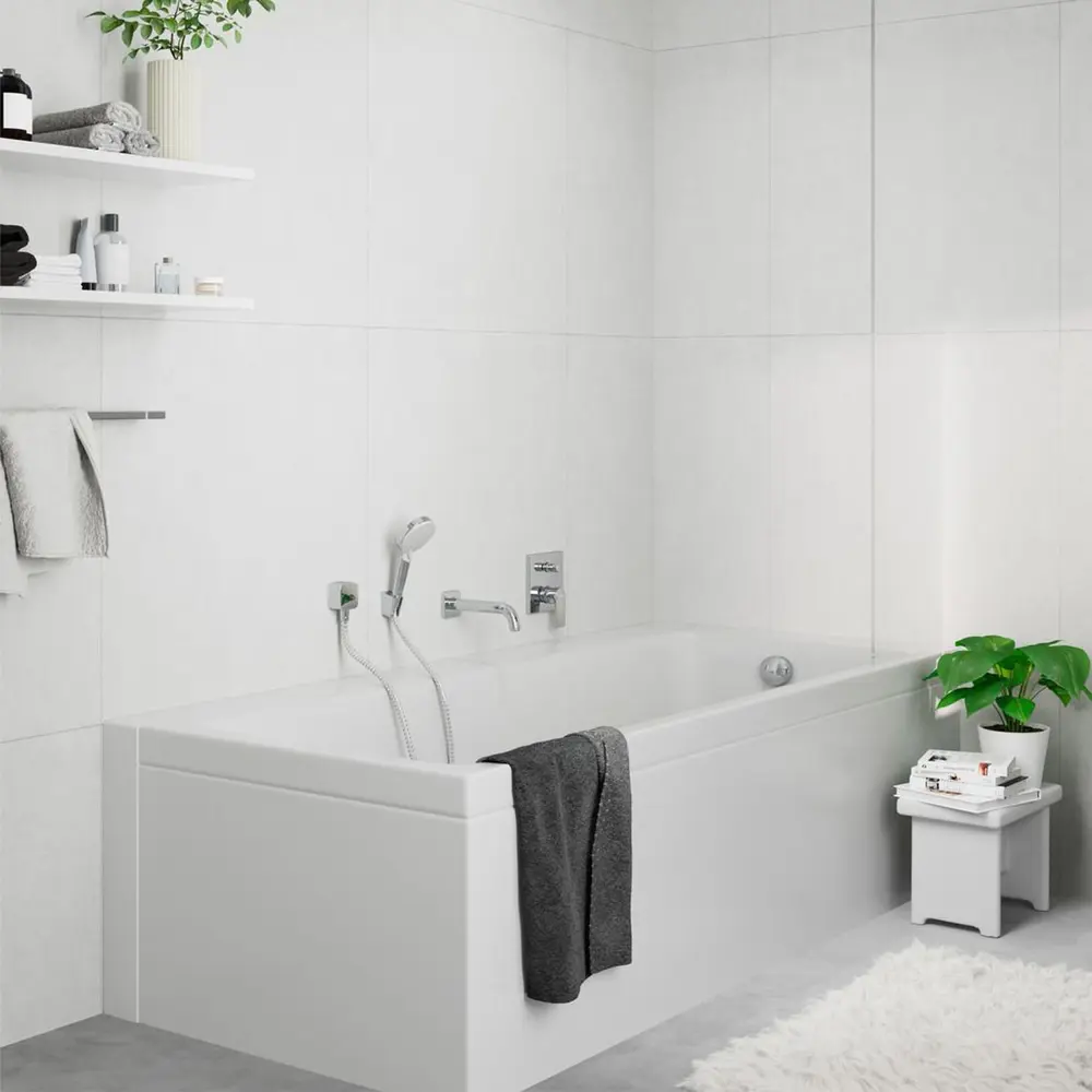 Фото 3 Излив для ванны Hansgrohe Vernis Shape 71460000, цвет хром Фото 3 Излив для ванны Hansgrohe Vernis Shape 71460000, цвет хром