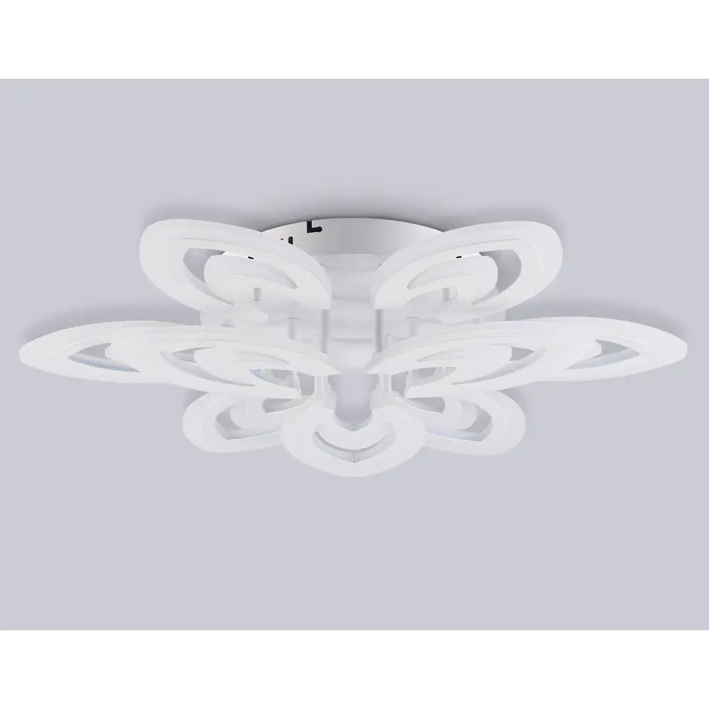 Фото 3 Люстра потолочная светодиодная Ambrella light Acrylica с пультом управления 19.59 м² теплый белый (желтый), нейтральный белый свет цвет белый, белый матовый Фото 3 Люстра потолочная светодиодная Ambrella light Acrylica с пультом управления 19.59 м² теплый белый (желтый), нейтральный белый свет цвет белый, белый матовый