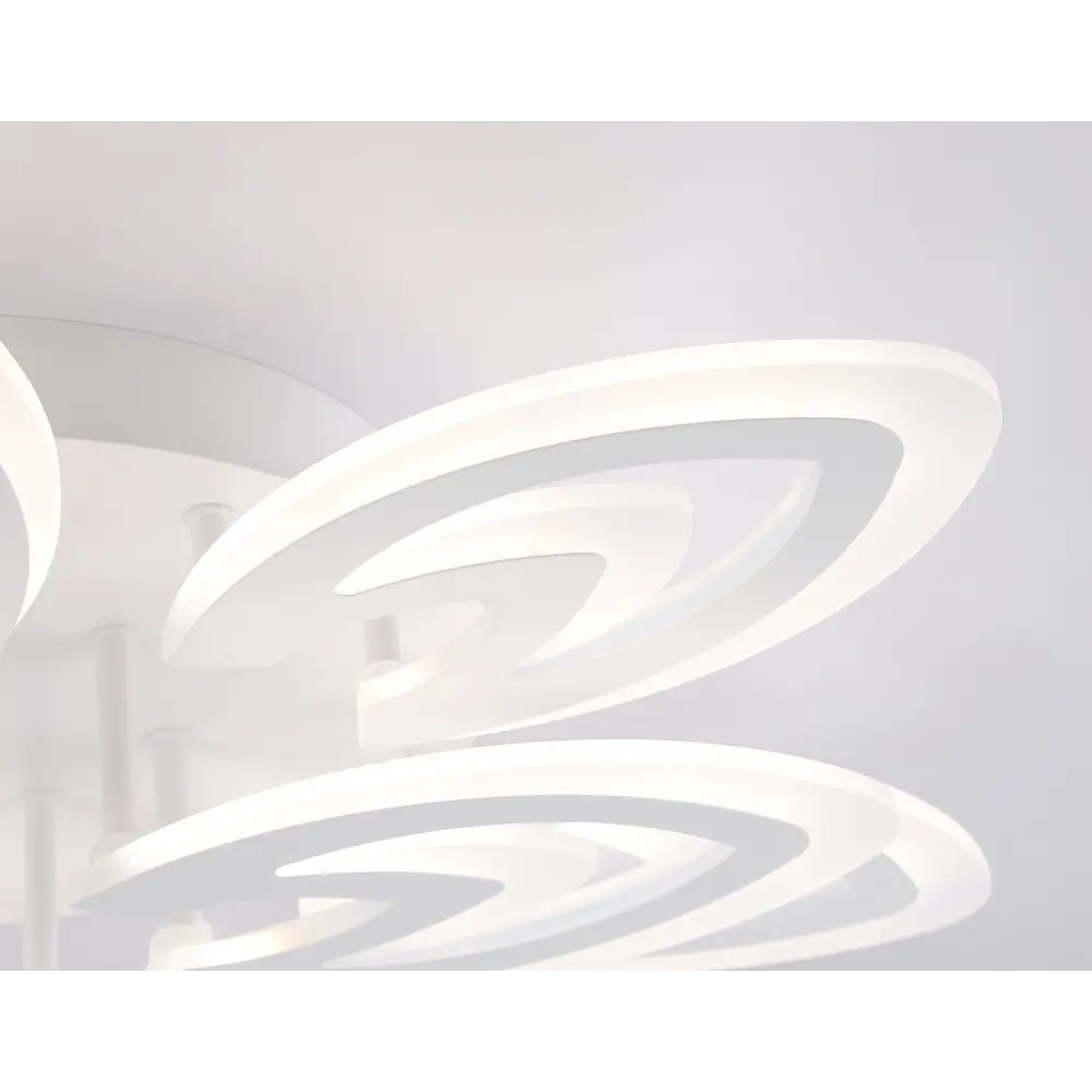 Фото 4 Люстра потолочная светодиодная Ambrella light Acrylica с пультом управления 19.59 м² теплый белый (желтый), нейтральный белый свет цвет белый, белый матовый Фото 4 Люстра потолочная светодиодная Ambrella light Acrylica с пультом управления 19.59 м² теплый белый (желтый), нейтральный белый свет цвет белый, белый матовый
