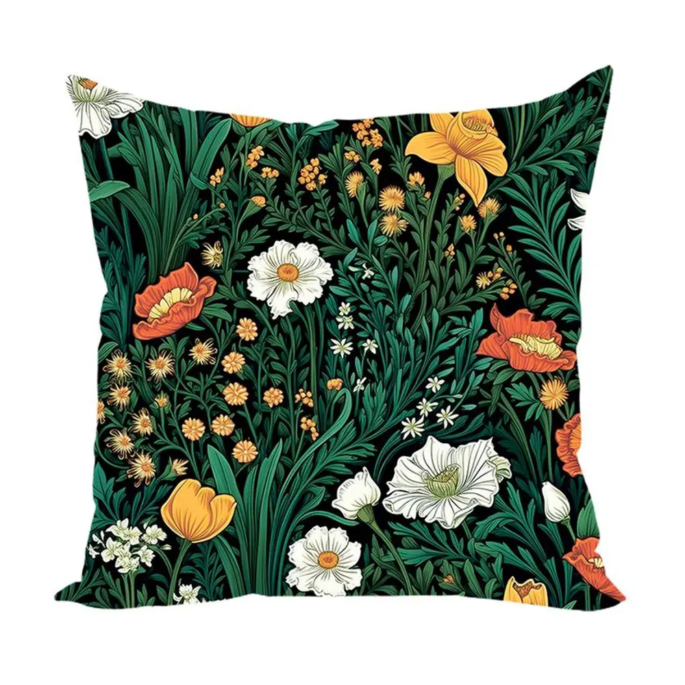 Фото Наволочка декоративная Zaberite Полевые маки Моррис 3772Н, 40x40 см Фото Наволочка декоративная Zaberite Полевые маки Моррис 3772Н, 40x40 см