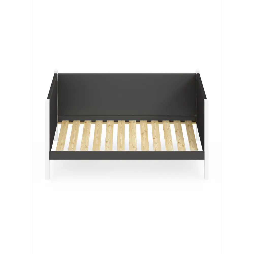 Фото 2 Кровать Solarius Тахта реечное основание temser100-160bel 110 x 101 x 170 см дерево цвет темно-серый, белый Фото 2 Кровать Solarius Тахта реечное основание temser100-160bel 110 x 101 x 170 см дерево цвет темно-серый, белый