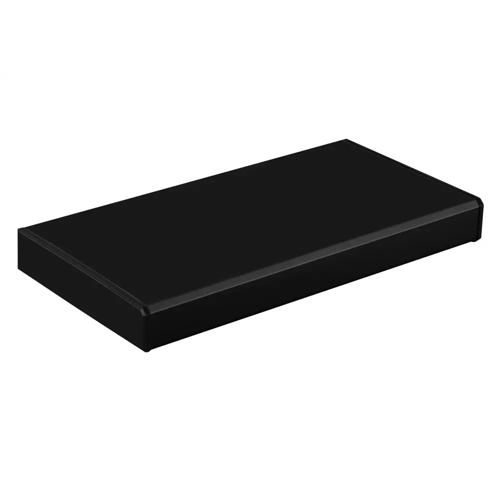 Фото Подоконник Vitrage Design 1200x200мм черный полуматовый Фото Подоконник Vitrage Design 1200x200мм черный полуматовый