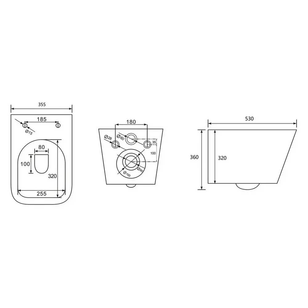 Фото 3 Комплект подвесной унитаз Abber Rechteck AC1201MB черный матовый с инсталляцией AC0105 и кнопкой AC0121MMG золото матовое Фото 3 Комплект подвесной унитаз Abber Rechteck AC1201MB черный матовый с инсталляцией AC0105 и кнопкой AC0121MMG золото матовое