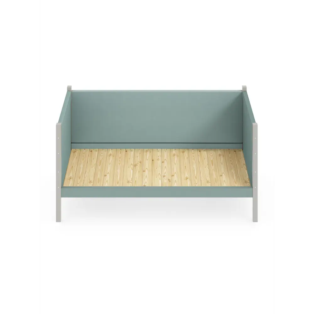 Фото 2 Кровать Solarius Тахта сплошное основание 100 x 101 x 200 см дерево цвет тиффани;платиновый Фото 2 Кровать Solarius Тахта сплошное основание 100 x 101 x 200 см дерево цвет тиффани;платиновый