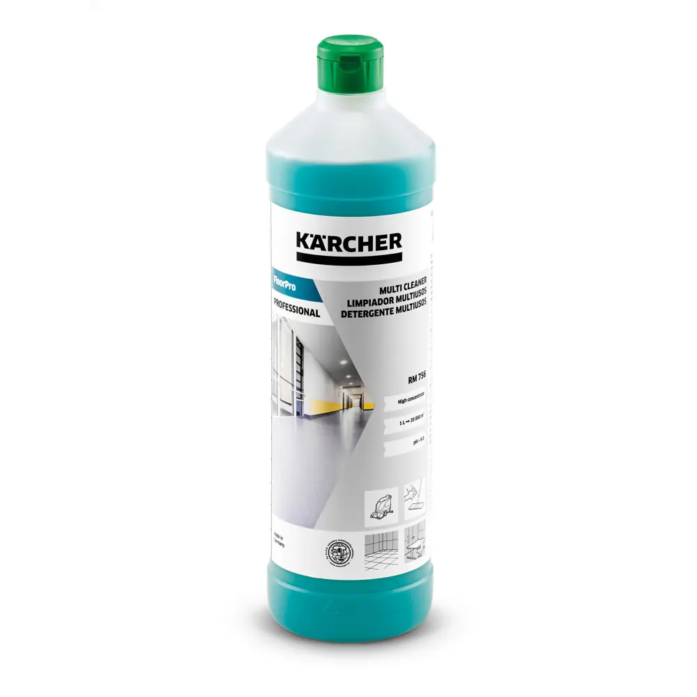 Фото Средство для мытья полов Karcher FloorPro RM 756 6.295-913.0 1л Фото Средство для мытья полов Karcher FloorPro RM 756 6.295-913.0 1л