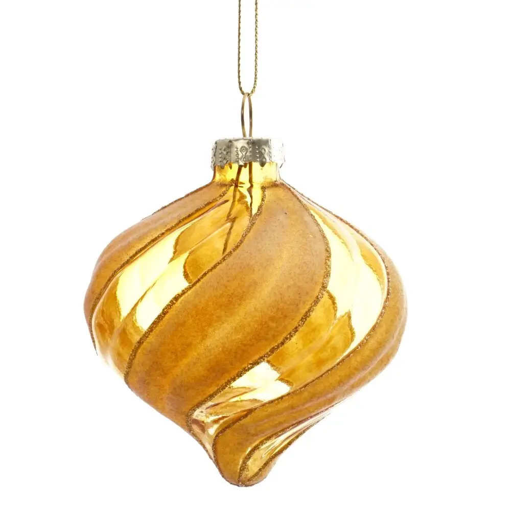 Фото Елочная игрушка 811799 9 см x 8 см жёлтый/золотой