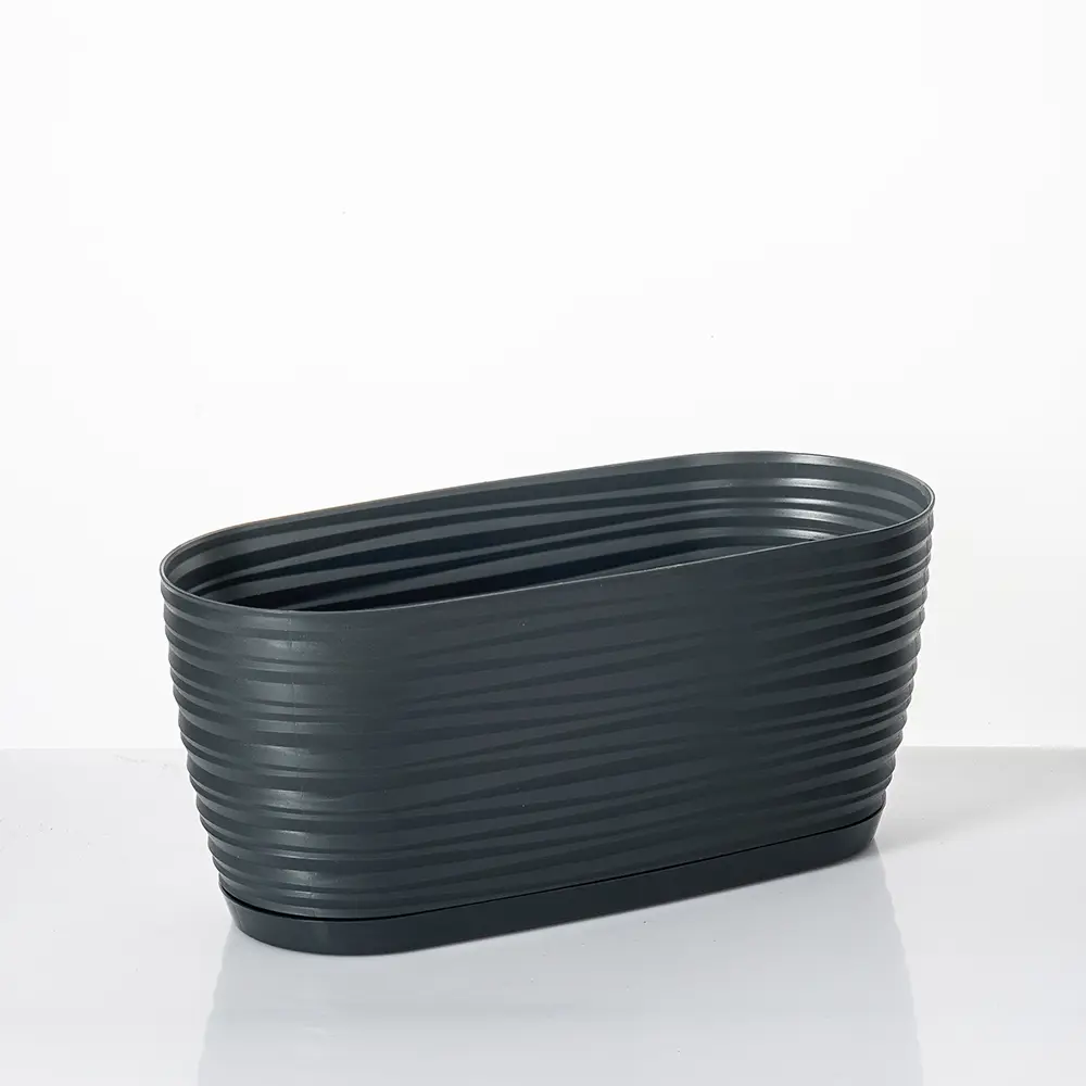 Фото Кашпо Sahara petit box Form-plastic d 31.5 см 14 см 4.2 л полипропилен черный без автополива Фото Кашпо Sahara petit box Form-plastic d 31.5 см 14 см 4.2 л полипропилен черный без автополива