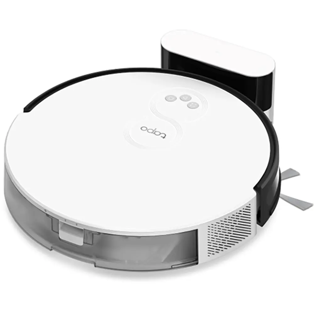 Фото 3 Робот-пылесос с влажной уборкой Tp-link 617626 25 Вт 0.4 л цвет белый Фото 3 Робот-пылесос с влажной уборкой Tp-link 617626 25 Вт 0.4 л цвет белый
