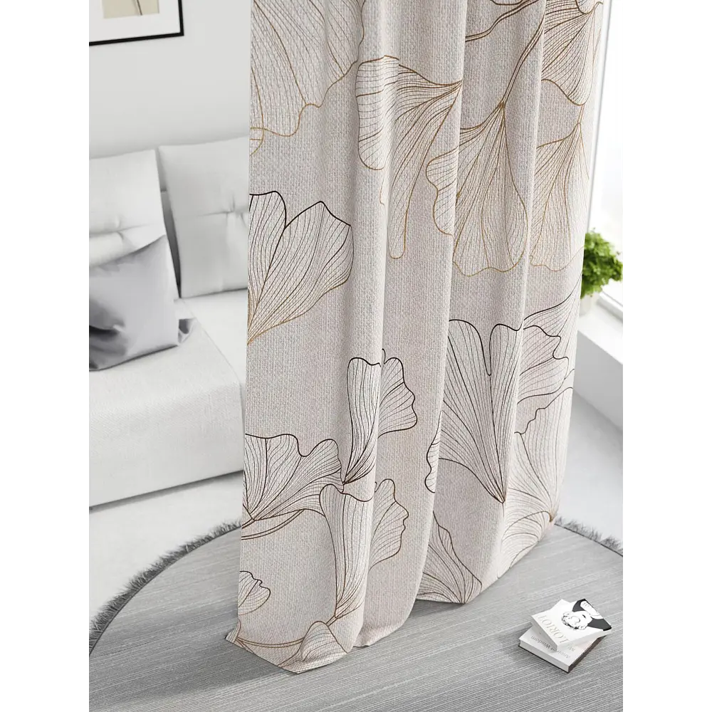 Фото 3 Штора на шторной ленте Comfy Way Нилсти - 205 CW593205-260, 260x150 см, цвет бежевый Фото 3 Штора на шторной ленте Comfy Way Нилсти - 205 CW593205-260, 260x150 см, цвет бежевый