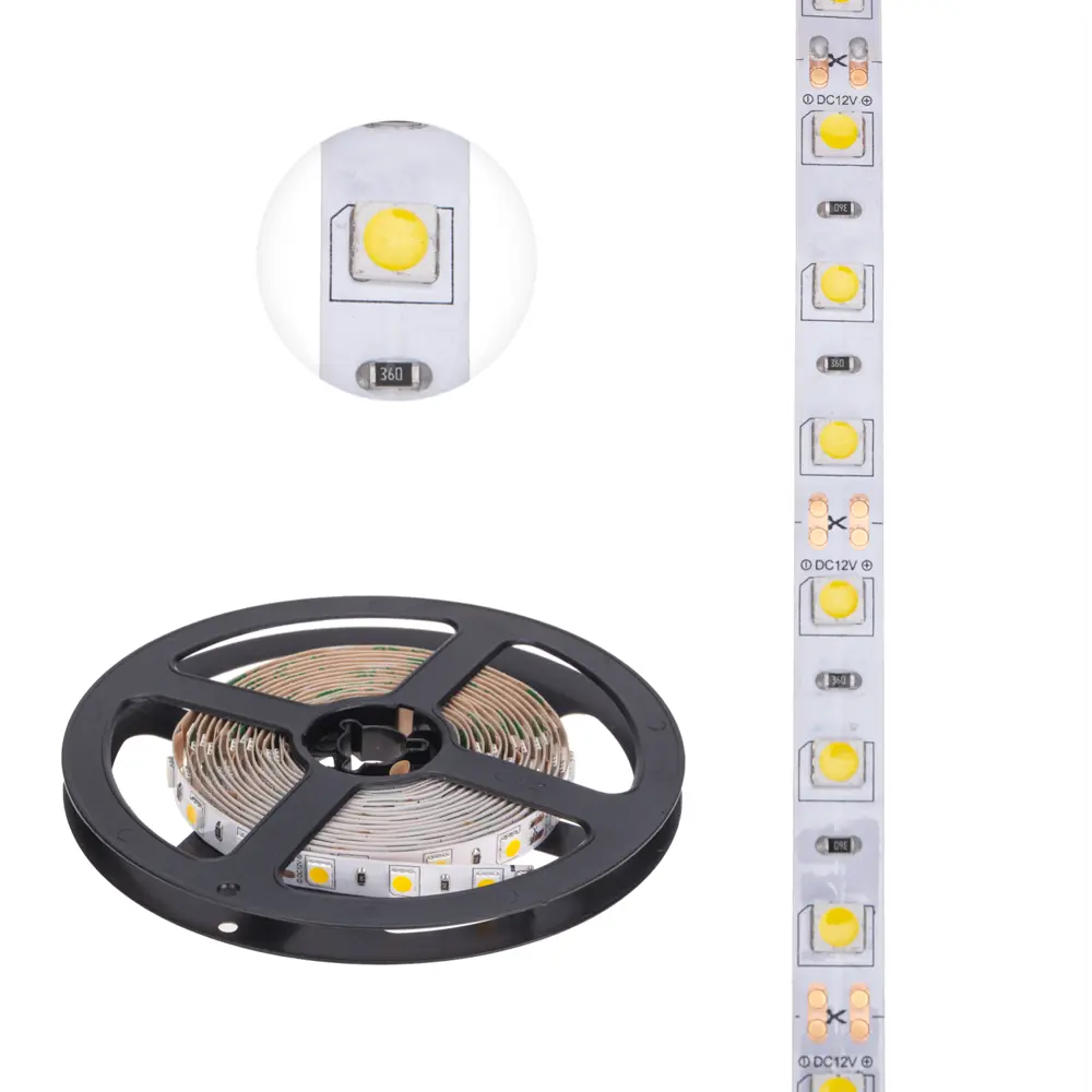 Фото 6 Светодиодная лента Lamper 141-2022 4.8 Вт/м 12 В 30 мм IP23 1 м теплый белый (желтый) свет Фото 6 Светодиодная лента Lamper 141-2022 4.8 Вт/м 12 В 30 мм IP23 1 м теплый белый (желтый) свет