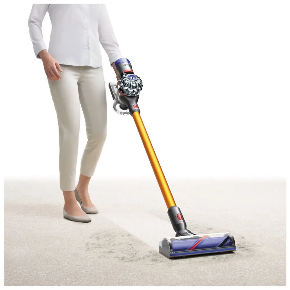 Фото 2 Пылесос вертикальный Dyson V8 absolute 447109-01 серый/никель 0.54 л 350 Вт цвет серый никель Фото 2 Пылесос вертикальный Dyson V8 absolute 447109-01 серый/никель 0.54 л 350 Вт цвет серый никель