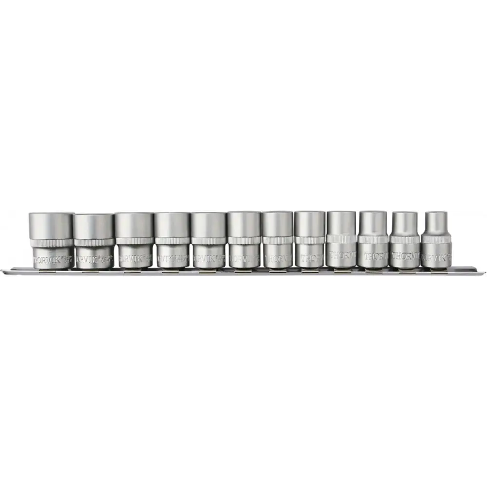 Фото Набор торцевых головок Thorvik S13S1212SM 1/2 дюйма, 12 шт
