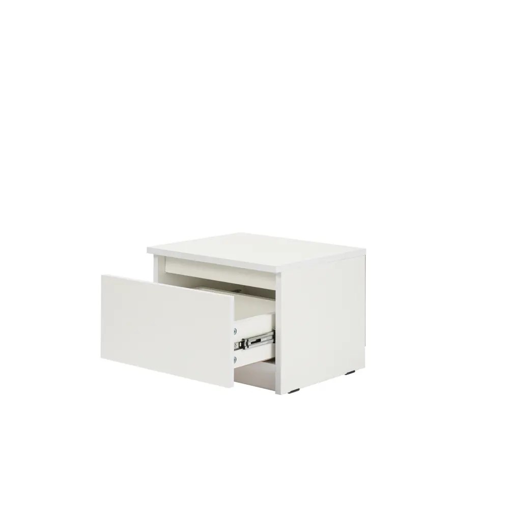 Фото 4 Тумба прикроватная Frenesie 40x30x35 см 1 ящик лдсп цвет белый Фото 4 Тумба прикроватная Frenesie 40x30x35 см 1 ящик лдсп цвет белый