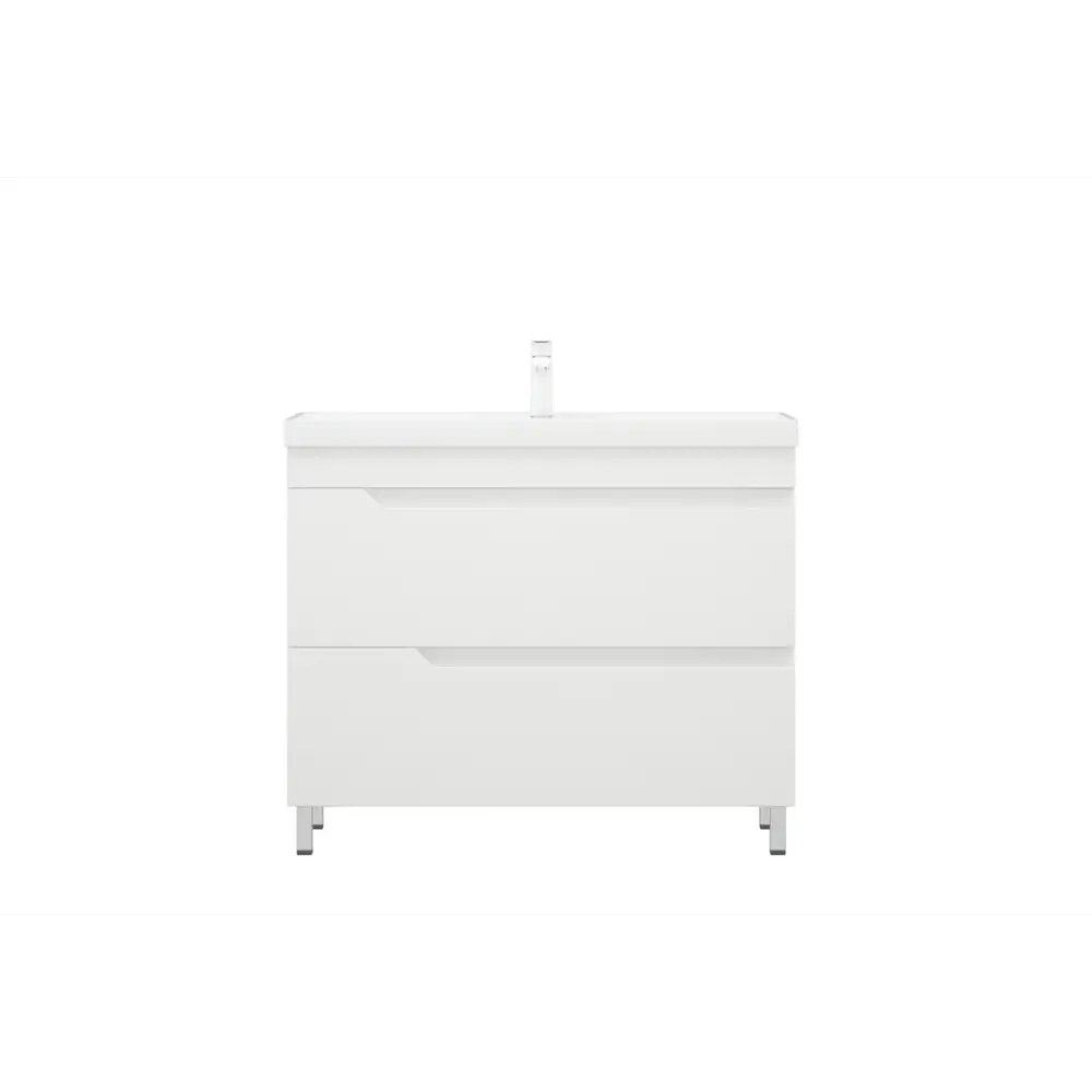 Фото Тумба под раковину подвесная Corozo SD-00001634 98.8см цвет белый