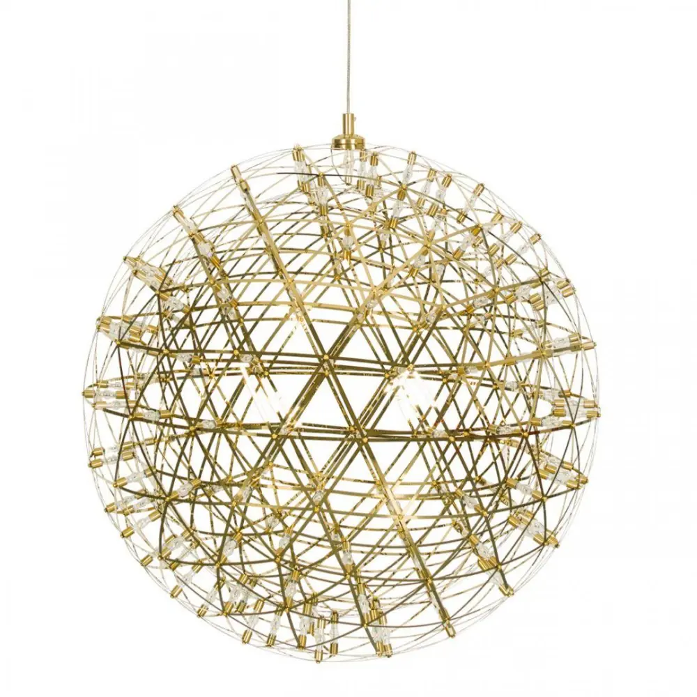 Фото 4 Светильник подвесной светодиодный Loft it Raimond 9027-61 gold 4 м² теплый белый (желтый) свет цвет жёлтый/золотой Фото 4 Светильник подвесной светодиодный Loft it Raimond 9027-61 gold 4 м² теплый белый (желтый) свет цвет жёлтый/золотой