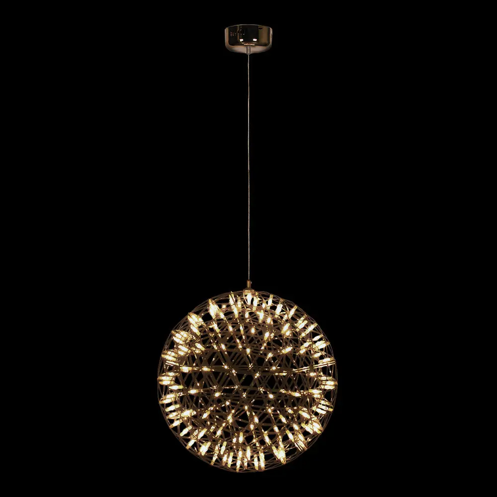 Фото 3 Светильник подвесной светодиодный Loft it Raimond 9027-61 gold 4 м² теплый белый (желтый) свет цвет жёлтый/золотой Фото 3 Светильник подвесной светодиодный Loft it Raimond 9027-61 gold 4 м² теплый белый (желтый) свет цвет жёлтый/золотой