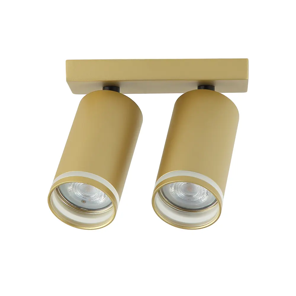 Фото Спот поворотный IMEX IL.0005.2001-2 MG 2 лампы 3 м² цвет золото
