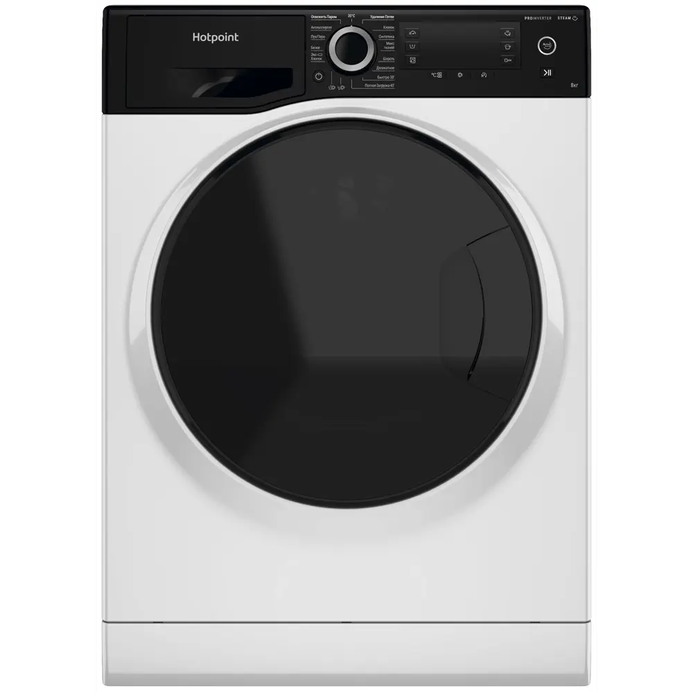 Фото 2 Стиральная машина Hotpoint Nsd 8249 zd ave ru 59.5x85x47.5 см 8 кг цвет белый Фото 2 Стиральная машина Hotpoint Nsd 8249 zd ave ru 59.5x85x47.5 см 8 кг цвет белый