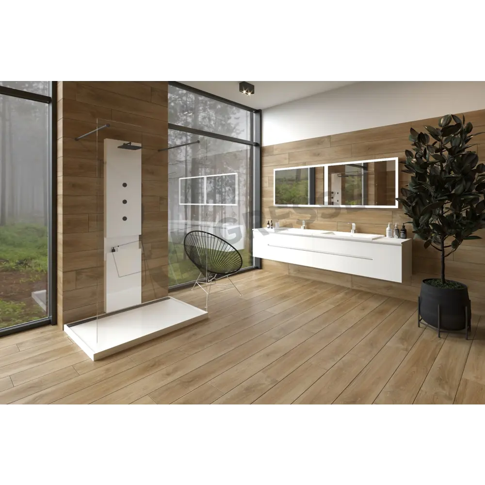 Фото 3 Керамогранит Gresse Troo GRS10-01S Makassar 20x120x1 см 1.44 м² цвет коричневый, цена за упаковку Фото 3 Керамогранит Gresse Troo GRS10-01S Makassar 20x120x1 см 1.44 м² цвет коричневый, цена за упаковку