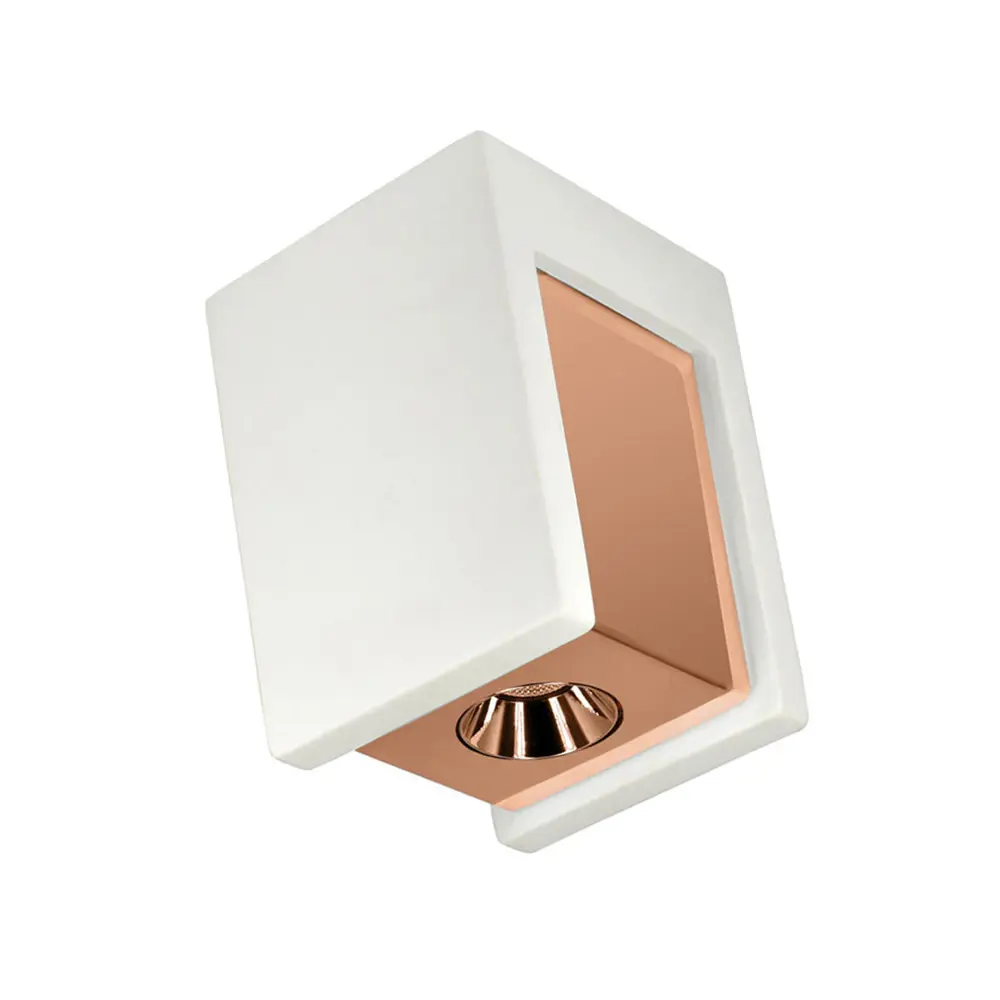 Фото Светильник точечный накладной светодиодный Loft It Architect Ol1073-wg 6 Вт теплый белый (желтый) свет цвет белый золото Фото Светильник точечный накладной светодиодный Loft It Architect Ol1073-wg 6 Вт теплый белый (желтый) свет цвет белый золото