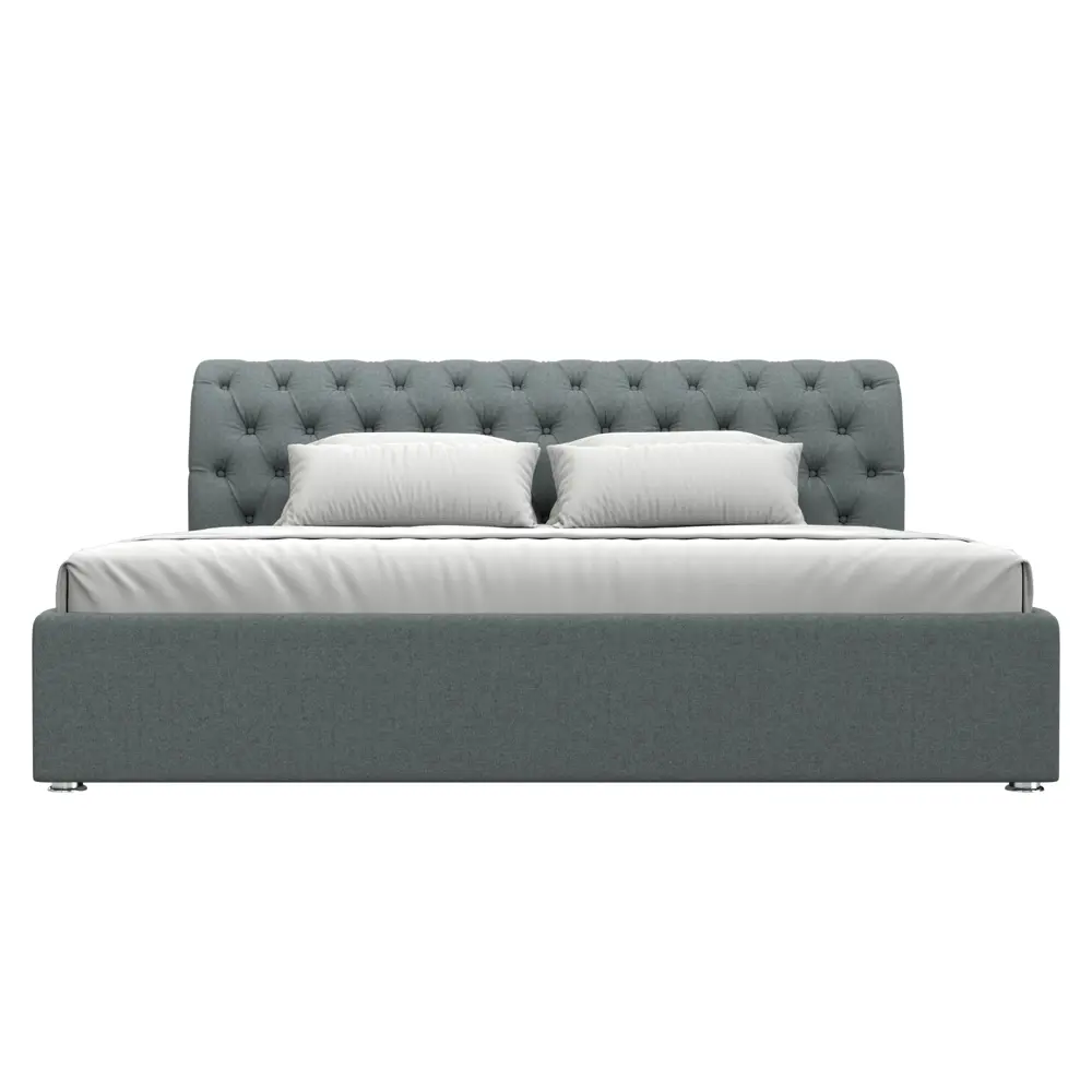 Фото 3 Кровать Сицилия 200 Лига диванов 123135 224x110x239 см рогожка цвет амур 07 серый Фото 3 Кровать Сицилия 200 Лига диванов 123135 224x110x239 см рогожка цвет амур 07 серый