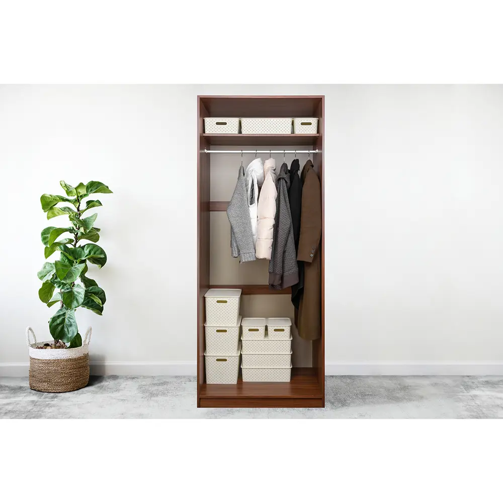 Фото 4 Корзина El Casa 811868-3 17.50x18.50x24 см полипропилен цвет мокка/слоновая кость 3 шт Фото 4 Корзина El Casa 811868-3 17.50x18.50x24 см полипропилен цвет мокка/слоновая кость 3 шт