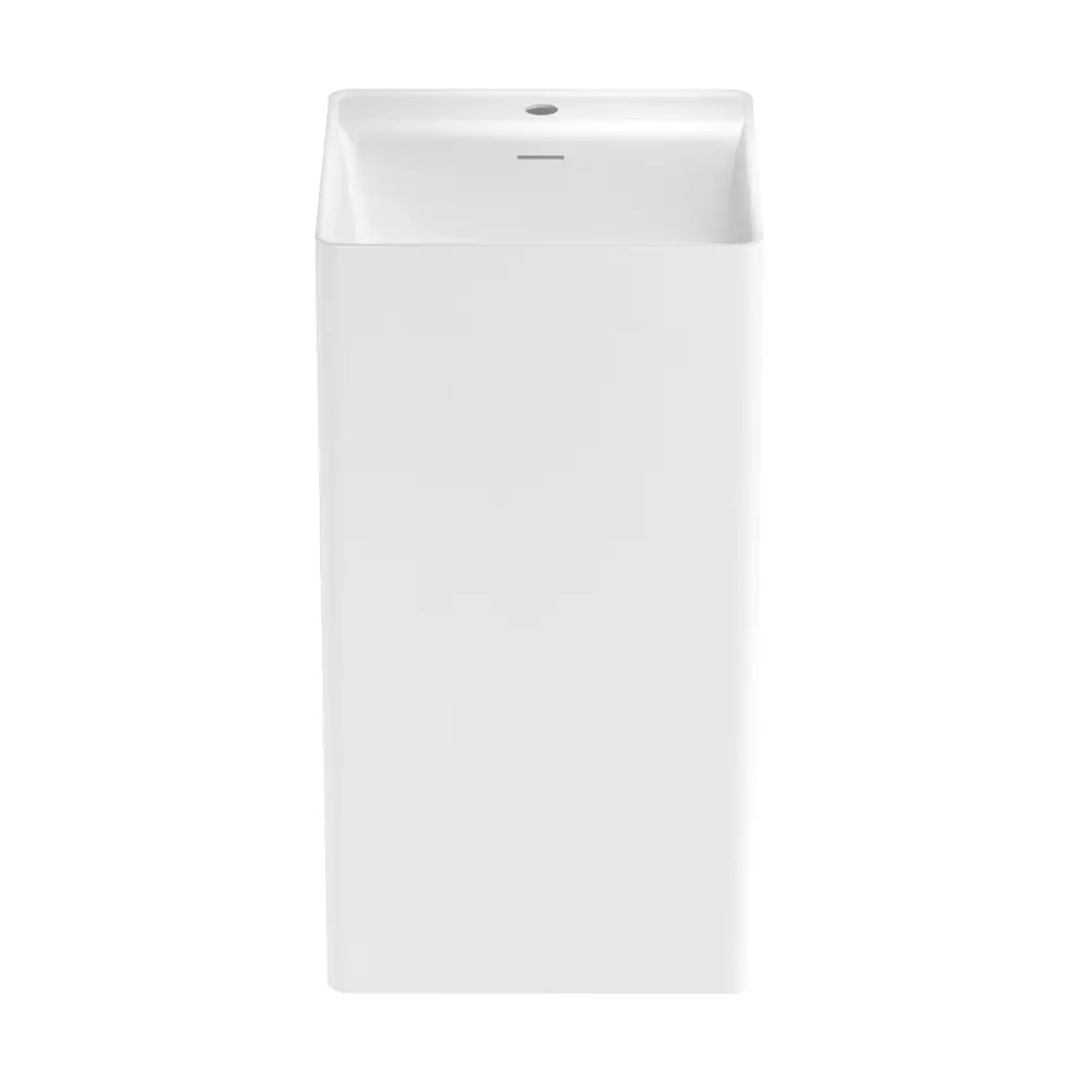Фото 2 Напольная раковина отдельностоящая Wellsee Pure BY Wellsee 20213268R размер 45x45x85 см, с донным клапаном Фото 2 Напольная раковина отдельностоящая Wellsee Pure BY Wellsee 20213268R размер 45x45x85 см, с донным клапаном