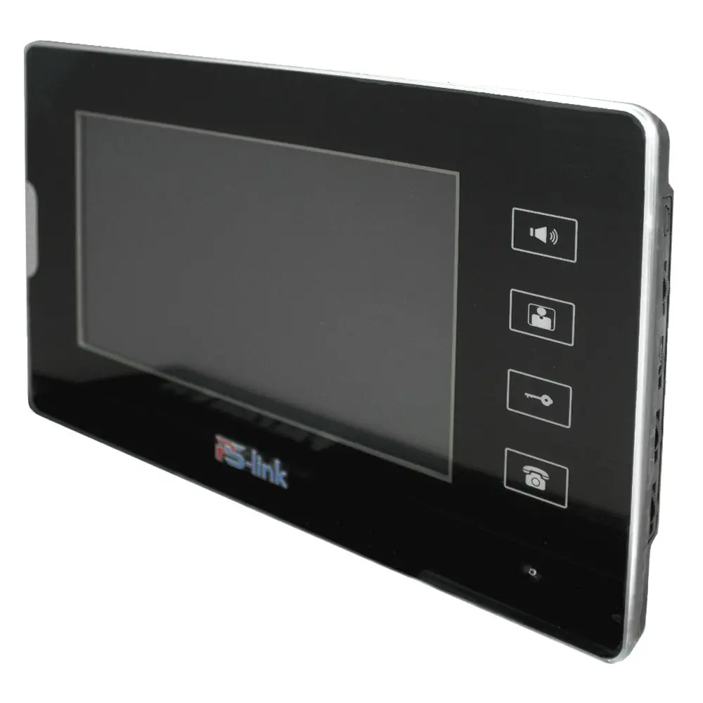 Фото 2 Видеодомофон Ps-link VDI33T 7" цвет черный Фото 2 Видеодомофон Ps-link VDI33T 7" цвет черный