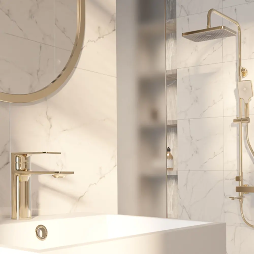 Фото 2 Смеситель для раковины Osgard Fendi Polish Gold однорычажный цвет золотой Фото 2 Смеситель для раковины Osgard Fendi Polish Gold однорычажный цвет золотой