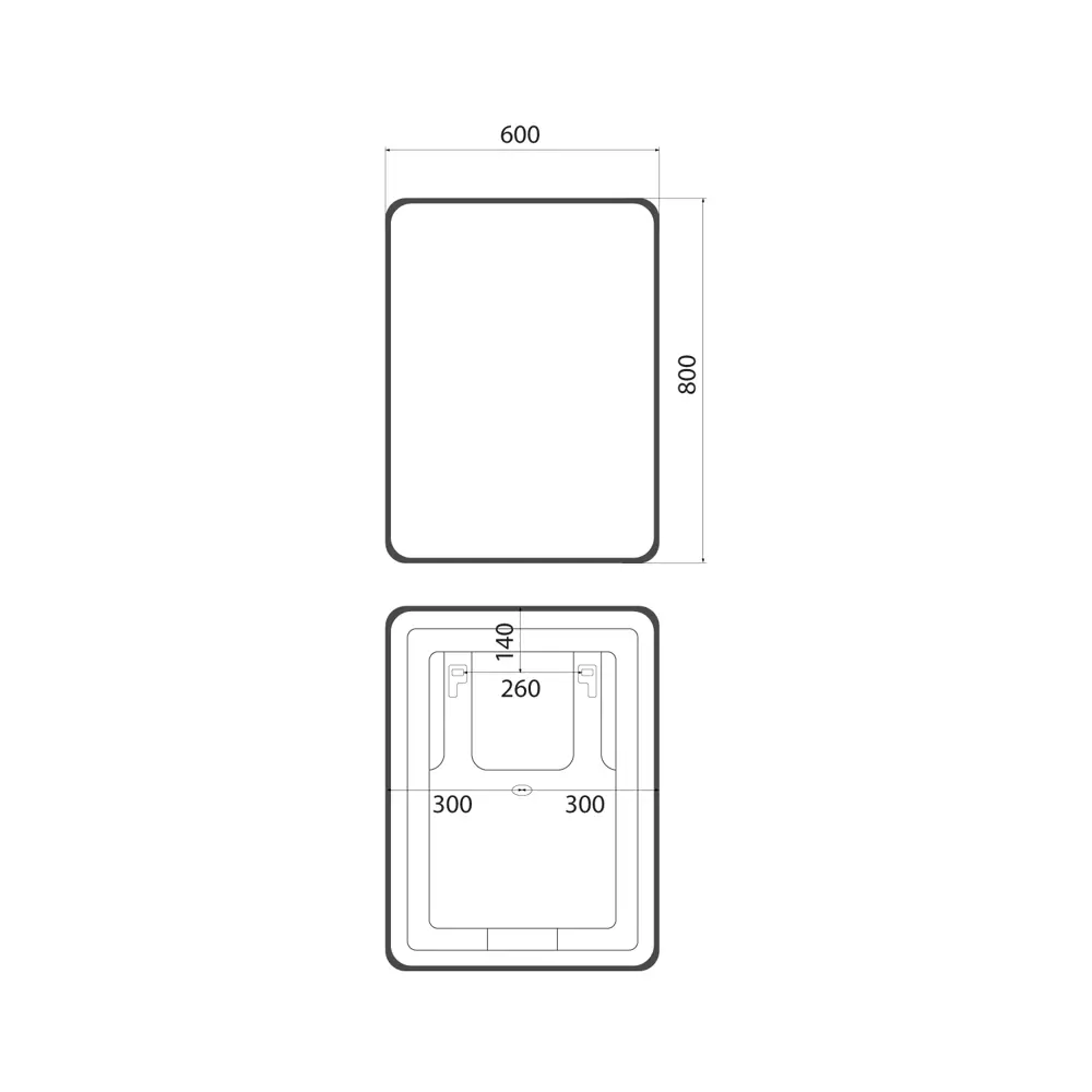 Фото 9 Зеркало для ванной Iddis Cloud CLX6000i98 с подсветкой 60x80см Фото 9 Зеркало для ванной Iddis Cloud CLX6000i98 с подсветкой 60x80см