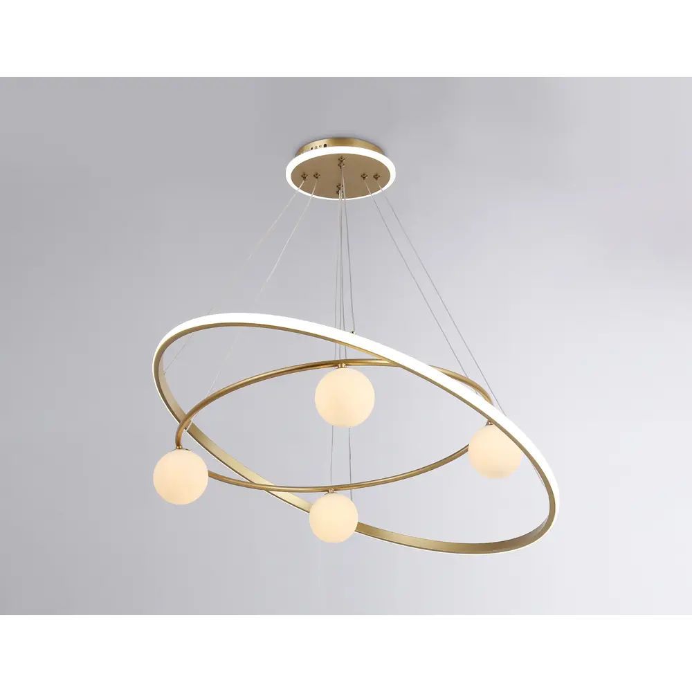 Фото 8 Светильник подвесной светодиодная Ambrella light Fl66328 с пультом управления 20 м² нейтральный белый свет цвет жёлтый/золотой Фото 8 Светильник подвесной светодиодная Ambrella light Fl66328 с пультом управления 20 м² нейтральный белый свет цвет жёлтый/золотой