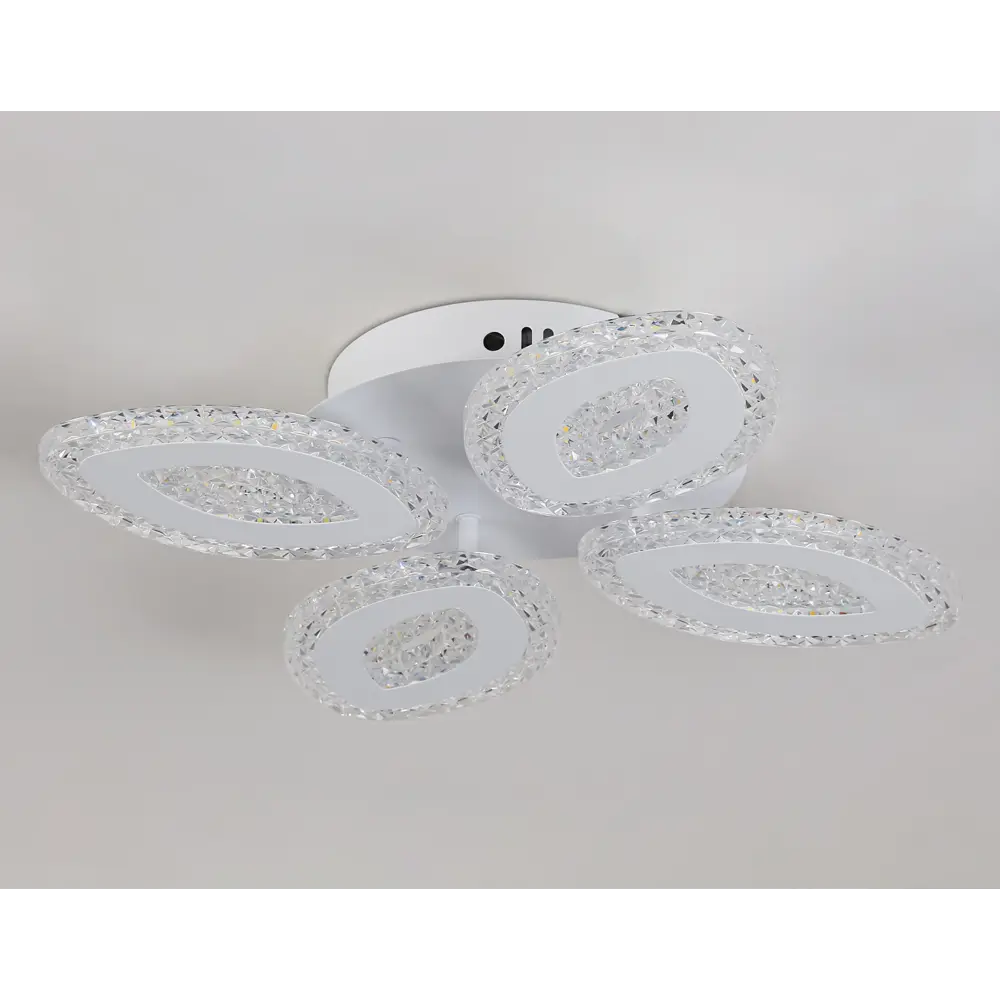 Фото 4 Люстра потолочная светодиодная Ambrella Light Acrylica с пультом управления 12 м² регулируемый белый свет цвет белый Фото 4 Люстра потолочная светодиодная Ambrella Light Acrylica с пультом управления 12 м² регулируемый белый свет цвет белый