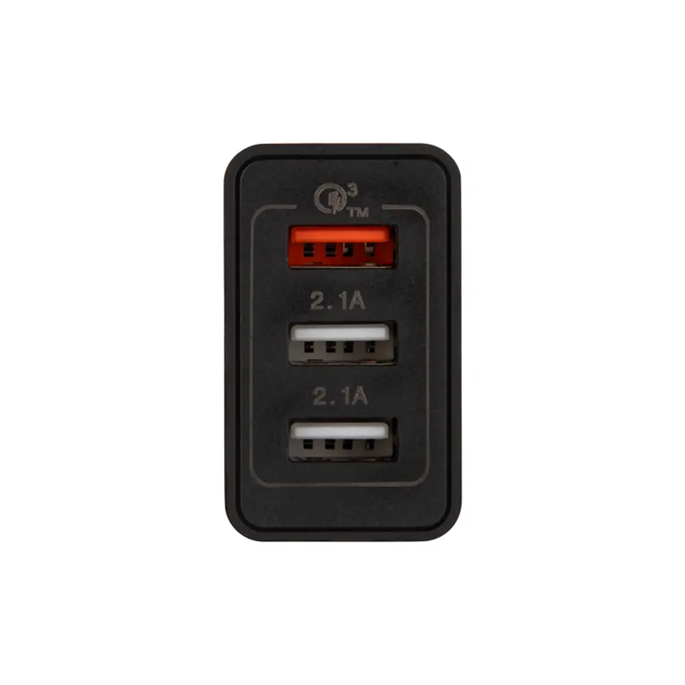 Фото 5 Сетевое зарядное устройство Rexant 3xUSB 30Вт Quick charge черное Фото 5 Сетевое зарядное устройство Rexant 3xUSB 30Вт Quick charge черное