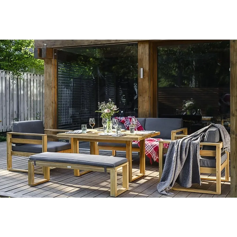 Фото 4 Кресло садовое Joygarden 31316 BOOKA 80 см x 78 см x 69 см дерево коричневый Фото 4 Кресло садовое Joygarden 31316 BOOKA 80 см x 78 см x 69 см дерево коричневый