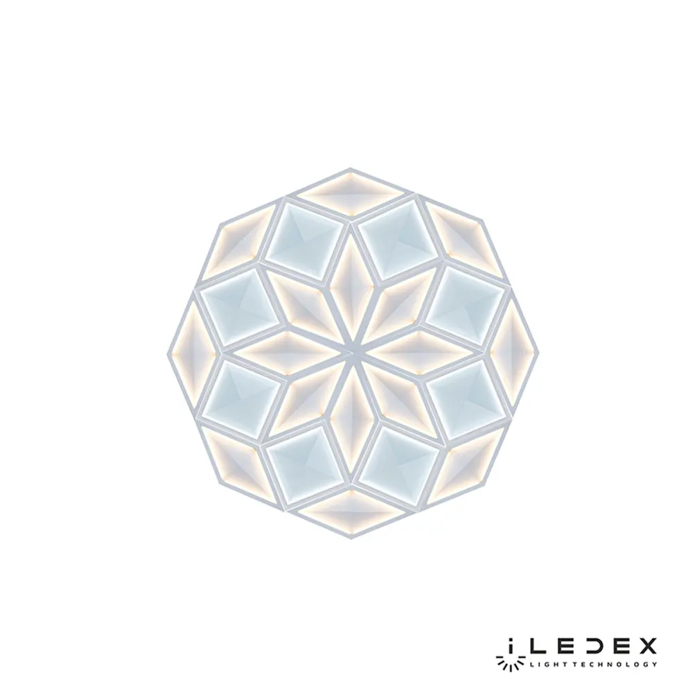 Фото 6 Светильник настенно-потолочный светодиодный Iledex Creator SMD-924416 WH-6000K 2 м² холодный белый (голубой) свет цвет белый Фото 6 Светильник настенно-потолочный светодиодный Iledex Creator SMD-924416 WH-6000K 2 м² холодный белый (голубой) свет цвет белый
