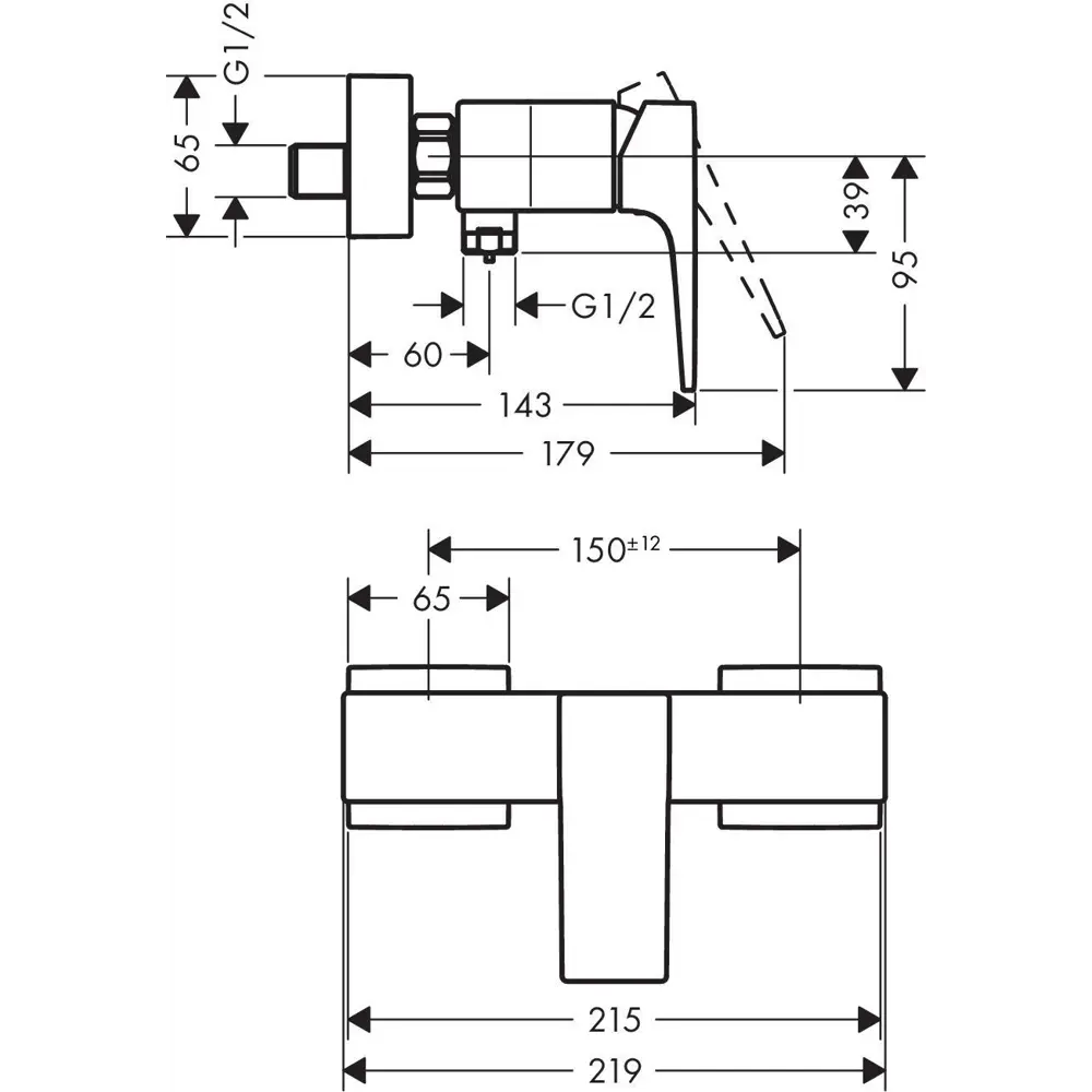 Фото 2 Смеситель для душа Hansgrohe 32560700