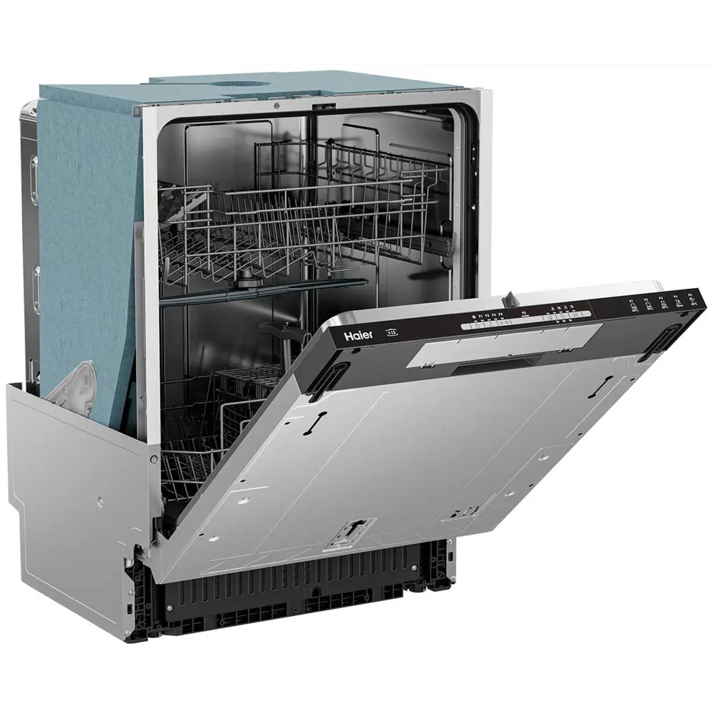 Фото 2 Встраиваемая посудомоечная машина Haier HDWE13-490RU 59.7 см 5 программ цвет серый/серебристый Фото 2 Встраиваемая посудомоечная машина Haier HDWE13-490RU 59.7 см 5 программ цвет серый/серебристый