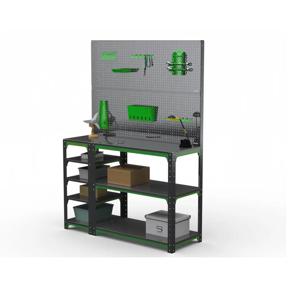 Фото Стол-верстак Metalex Kit 204110 950x1100x400 мм, максимальная нагрузка до 260 кг Фото Стол-верстак Metalex Kit 204110 950x1100x400 мм, максимальная нагрузка до 260 кг