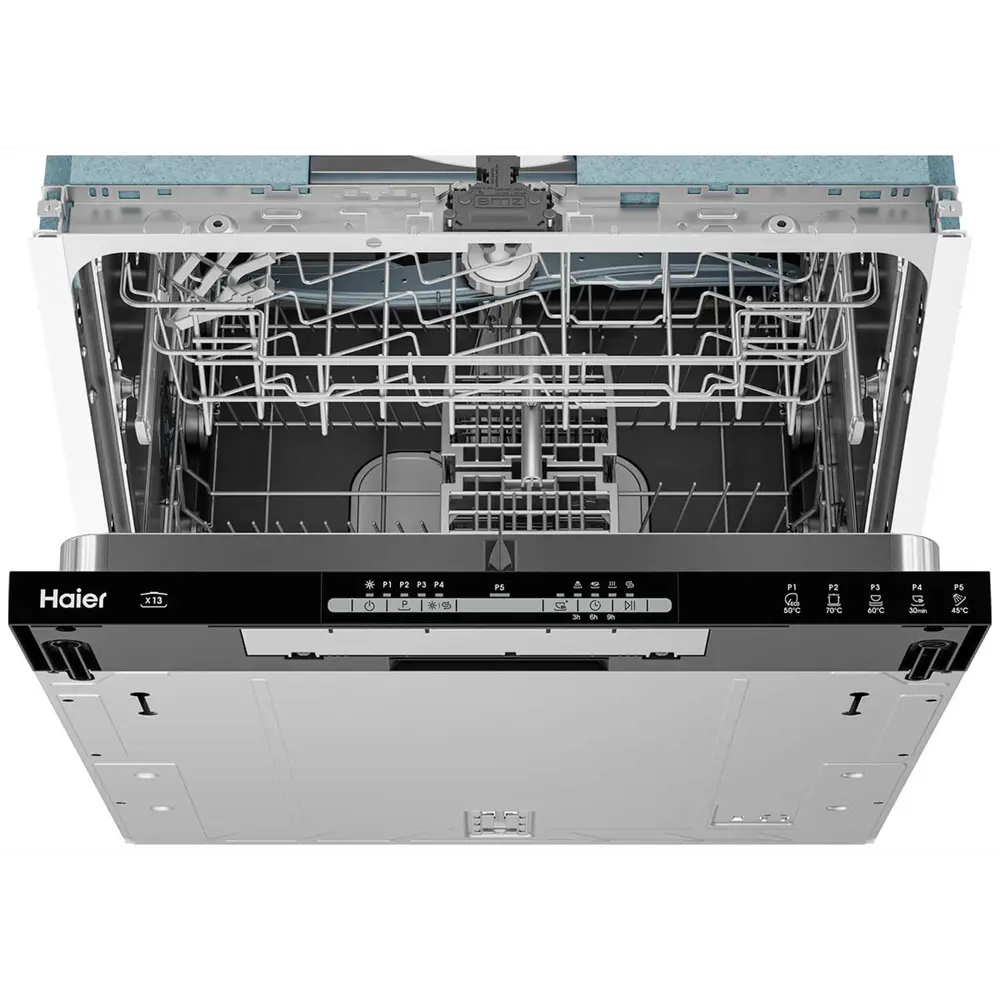 Фото 5 Встраиваемая посудомоечная машина Haier HDWE13-490RU 59.7 см 5 программ цвет серый/серебристый Фото 5 Встраиваемая посудомоечная машина Haier HDWE13-490RU 59.7 см 5 программ цвет серый/серебристый