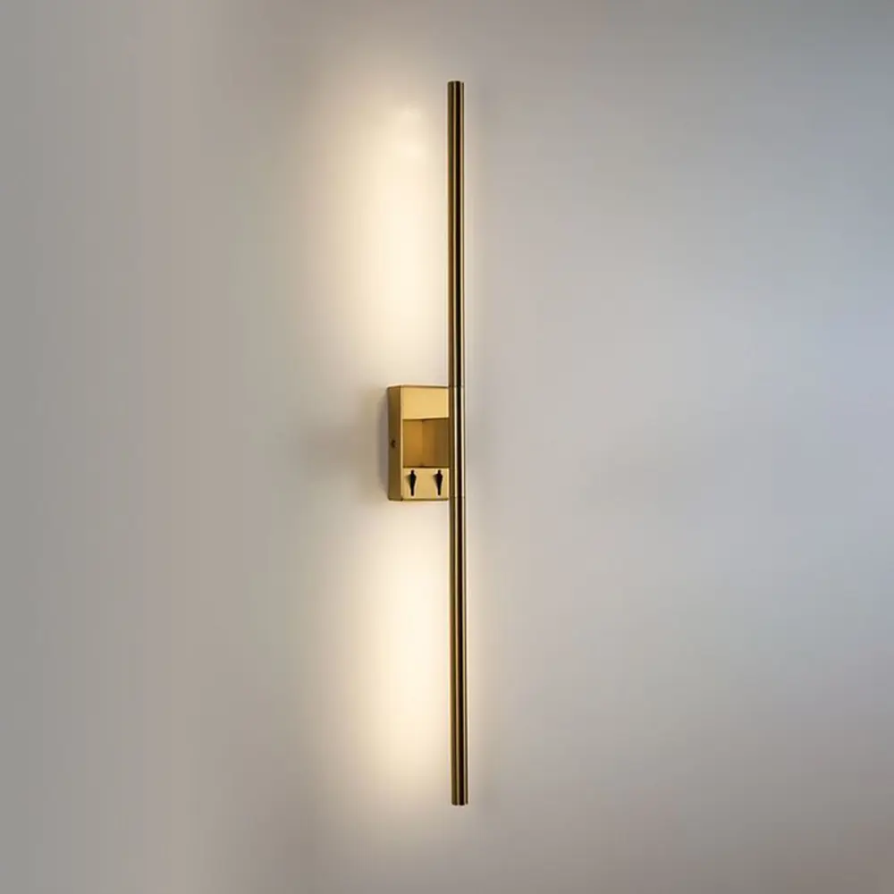 Фото Настенный светильник светодиодный Arte Lamp Lines A2029ap-1pb нейтральный белый свет цвет медь Фото Настенный светильник светодиодный Arte Lamp Lines A2029ap-1pb нейтральный белый свет цвет медь