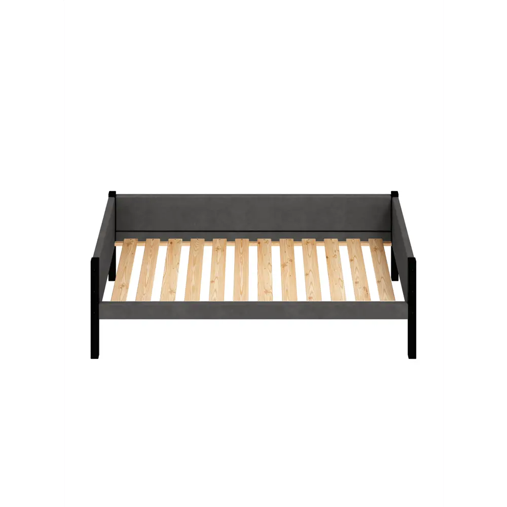 Фото 3 Кровать Solarius tahta-obiv-rs17-100-200onix Тахта односпальная Классика 110 x 63 x 210 см двп цвет темно-серый/черный оникс Фото 3 Кровать Solarius tahta-obiv-rs17-100-200onix Тахта односпальная Классика 110 x 63 x 210 см двп цвет темно-серый/черный оникс