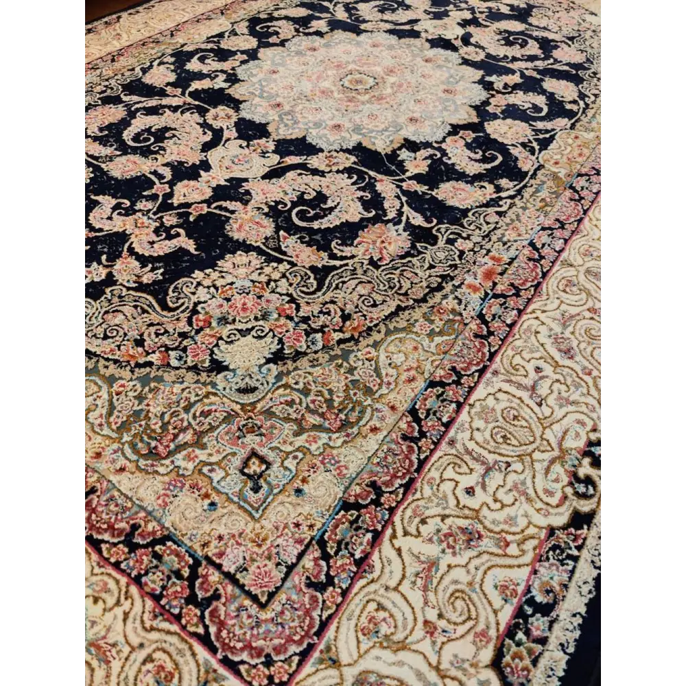 Фото 8 Ковер Farrahi Carpet полиэстер Arsham 100х150 см цвет темно-синий Фото 8 Ковер Farrahi Carpet полиэстер Arsham 100х150 см цвет темно-синий