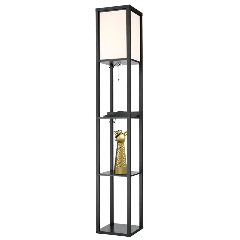 Фото 2 Торшер Lumion Practic 8093-1F со столиком цвет черный Фото 2 Торшер Lumion Practic 8093-1F со столиком цвет черный