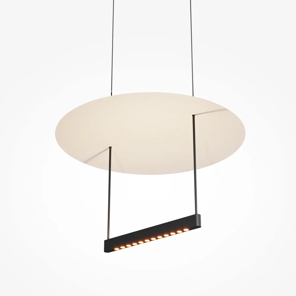 Фото 4 Светильник подвесной светодиодный Maytoni Ambience Mod280pl-l23b3k1 10 м² теплый белый (желтый) свет цвет черный Фото 4 Светильник подвесной светодиодный Maytoni Ambience Mod280pl-l23b3k1 10 м² теплый белый (желтый) свет цвет черный