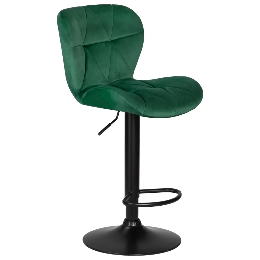 Фото 2 Набор барные стулья 2 шт Dobrin Darcy Black LM-5025_BlackBase 46x85x54 см цвет зеленый Фото 2 Набор барные стулья 2 шт Dobrin Darcy Black LM-5025_BlackBase 46x85x54 см цвет зеленый