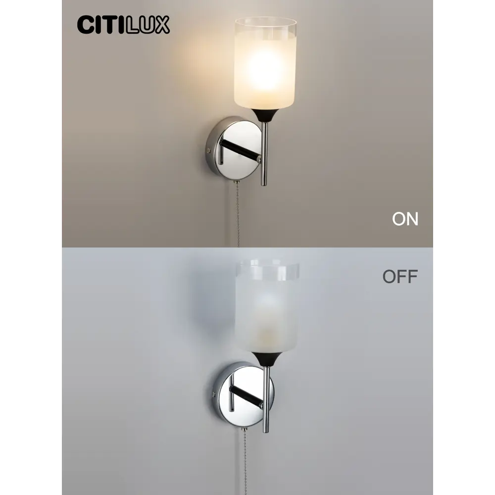 Фото 3 Настенный светильник Citilux Cl136315 эрик св-к бра цвет черный Фото 3 Настенный светильник Citilux Cl136315 эрик св-к бра цвет черный