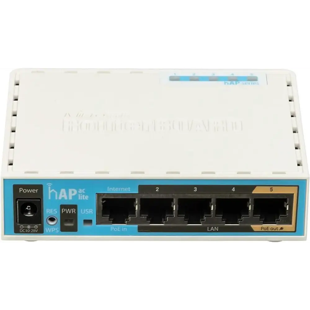 Фото 2 Маршрутизатор Mikrotik hAP ac lite RB952Ui-5ac2nD цвет белый Фото 2 Маршрутизатор Mikrotik hAP ac lite RB952Ui-5ac2nD цвет белый