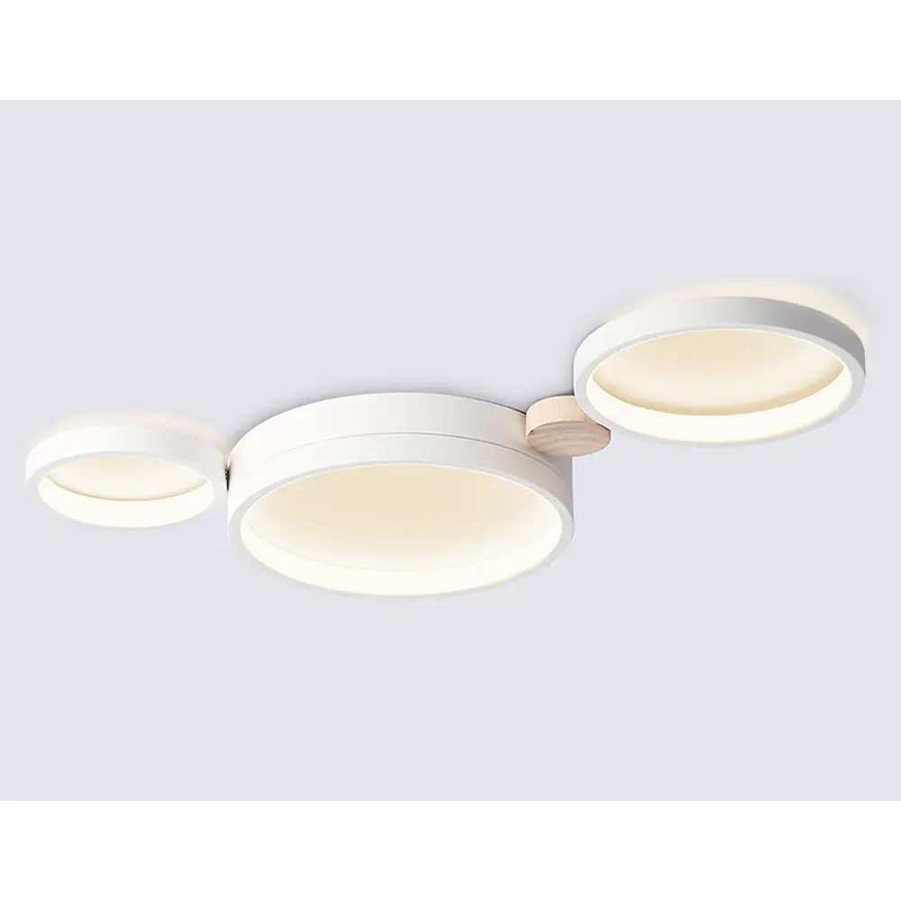Фото 3 Люстра потолочная светодиодная Ambrella light Fl4812 с пультом управления 14 м² нейтральный белый свет цвет белый Фото 3 Люстра потолочная светодиодная Ambrella light Fl4812 с пультом управления 14 м² нейтральный белый свет цвет белый