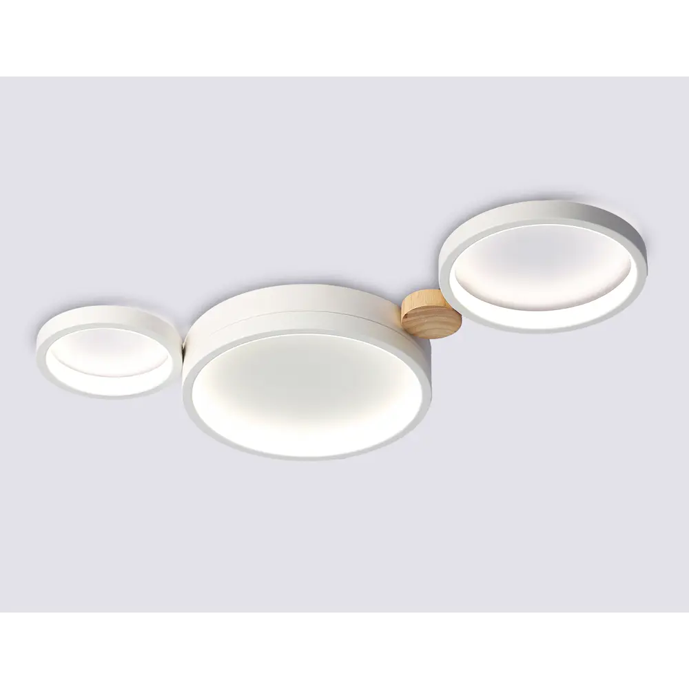 Фото 4 Люстра потолочная светодиодная Ambrella light Fl4812 с пультом управления 14 м² нейтральный белый свет цвет белый Фото 4 Люстра потолочная светодиодная Ambrella light Fl4812 с пультом управления 14 м² нейтральный белый свет цвет белый